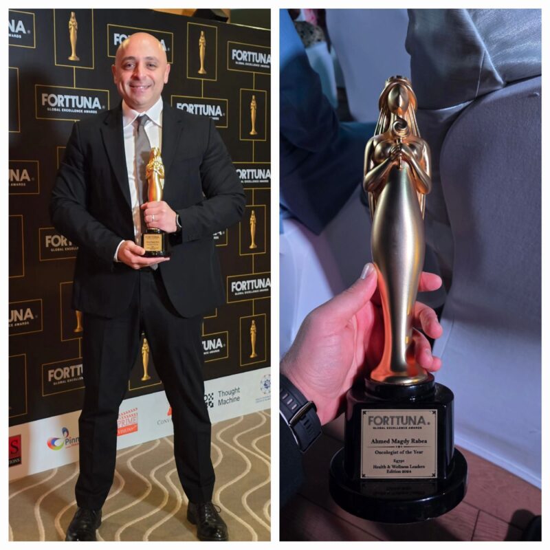 Ahmed Magdy Rabea: Honored to have received the Oncologist of the Year in Egypt award