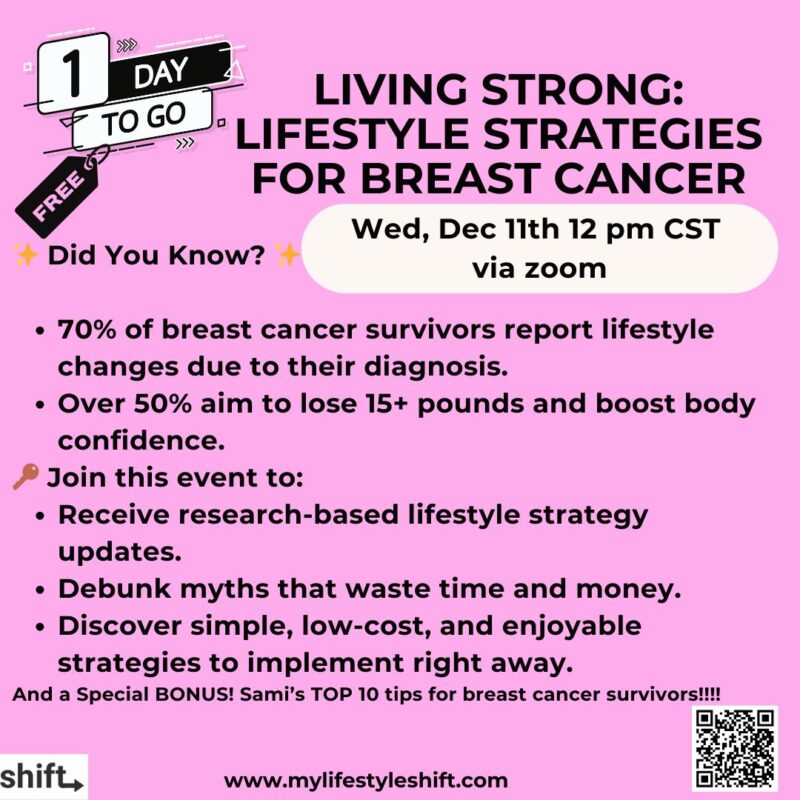 Sami (Papacek) Mansfield: Living Strong - Lifestyle Strategies for Breast Cancer