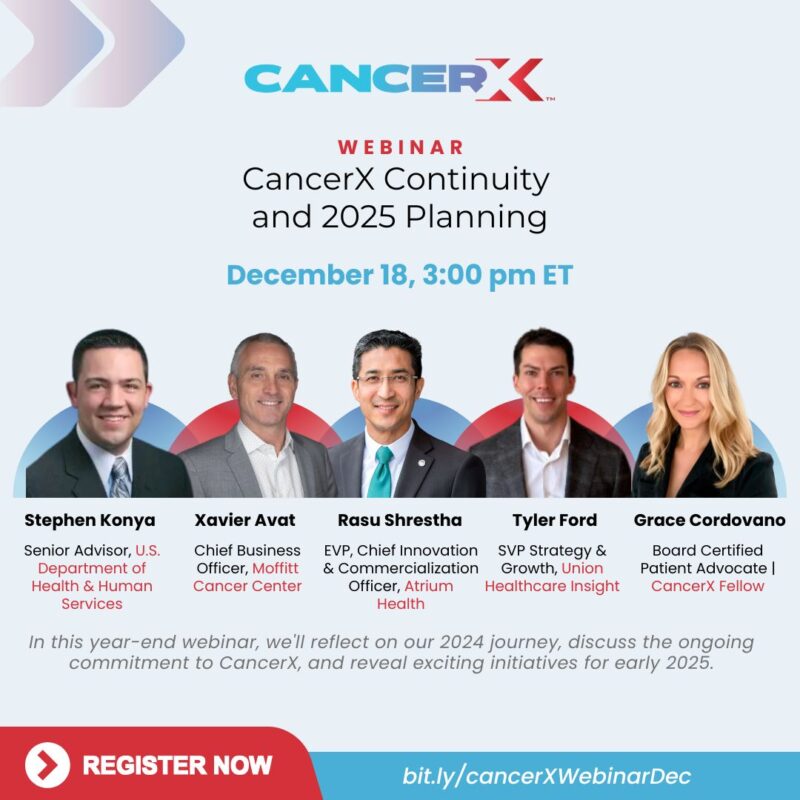 Secure Your Spot for the "CancerX Continuity and 2025 Planning" Webinar