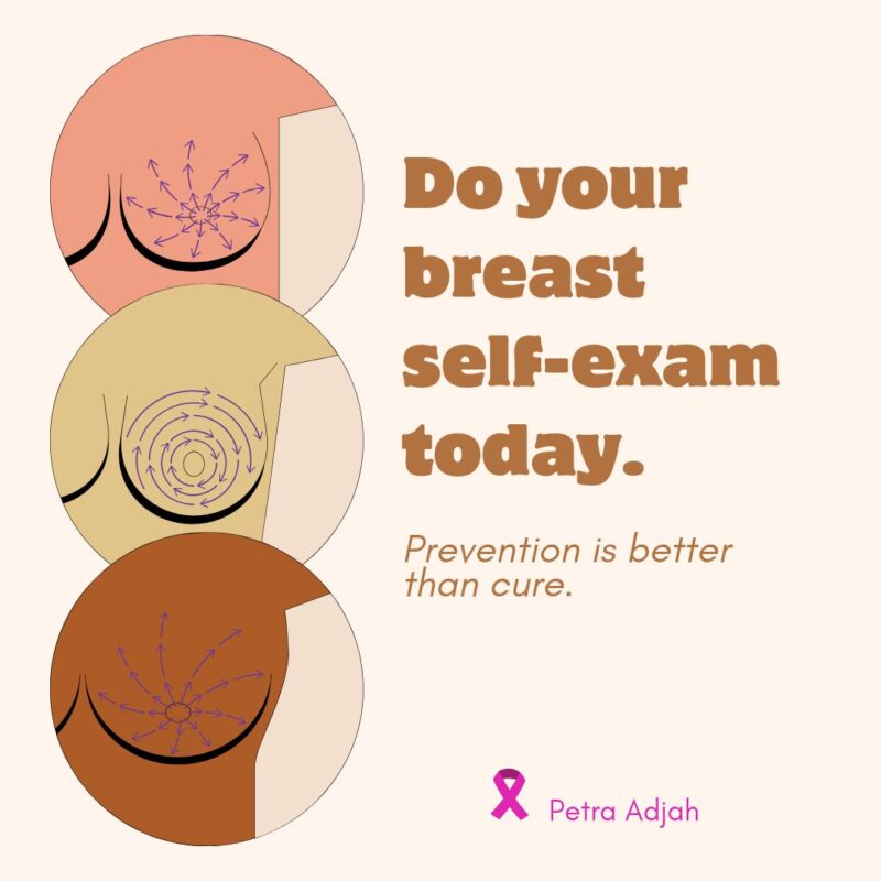 Petra Ibum Adjah: Get your last self breast exams before the festivities begin