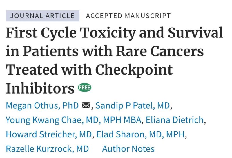 Razelle Kurzrock: Tumor size correlates linearly with outcome after IO in rare cancer