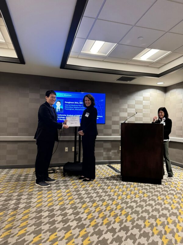 Ivy Riano: Donghoon Shin receives honorable mention at the EGFR Summit