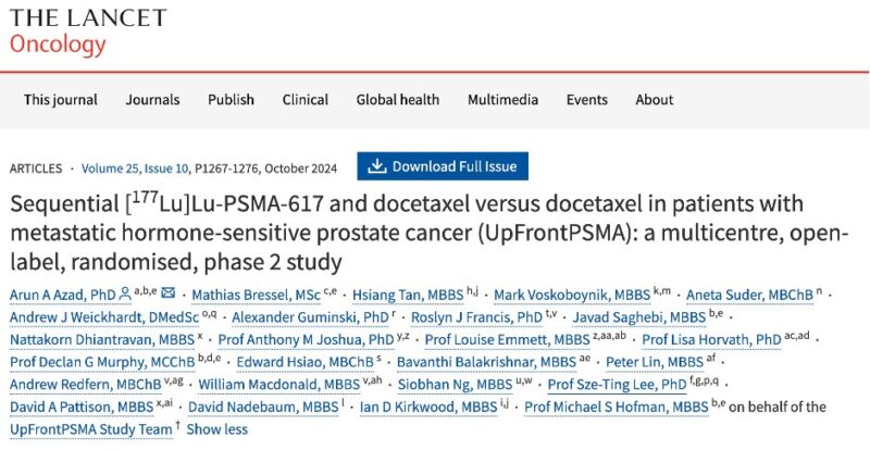 Top 5 Prostate Cancer Trials of 2024 by Toni Choueiri