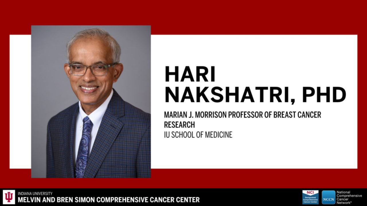 Hari Nakshatri and his team are mapping breast tissue from diverse populations for the Human Cell Atlas