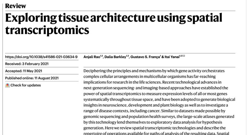 Carlos Caldas: Spatial biology will unravel the principles of tissue organisation