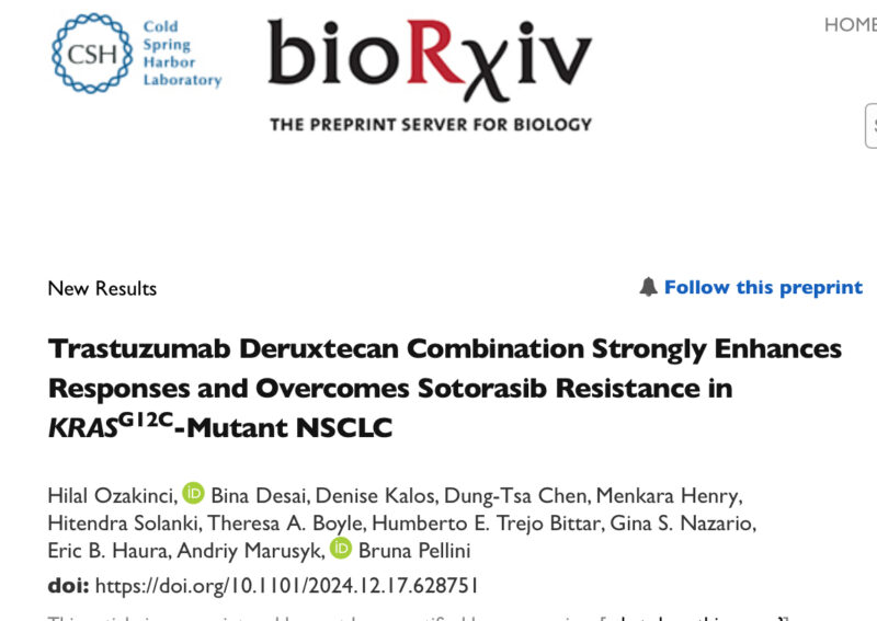 Anirban Maitra: Preclinical data on potential combination to overcome KRASi resistance