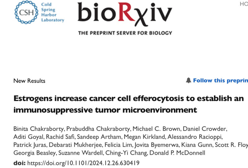 Donald McDonnell: The mechanisms by which estrogens manifest immunosuppressive activity