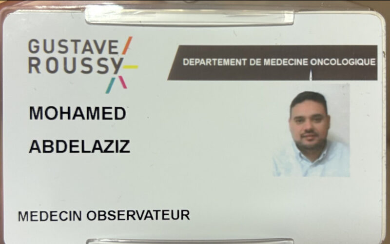 Mohamed Abdelaziz: I’m starting a new position as Intern Fellow at Gustave Roussy