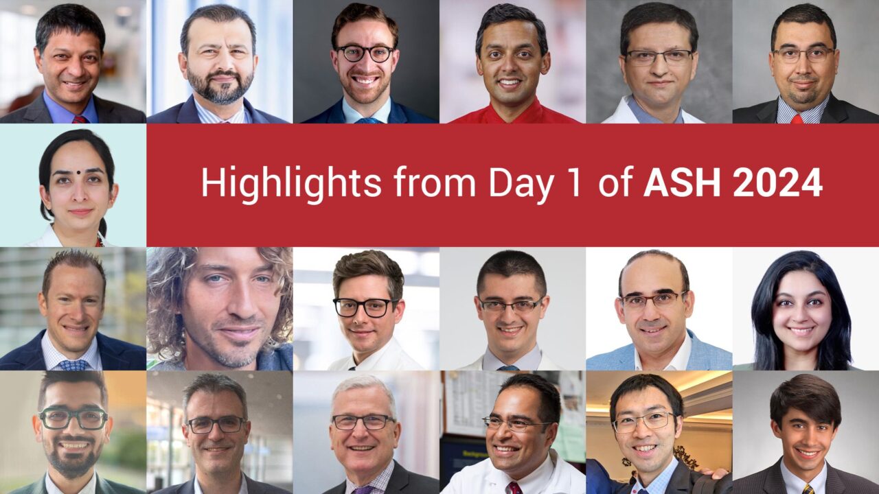 Highlights from Day 1 of ASH 2024 Annual Meeting and Exposition