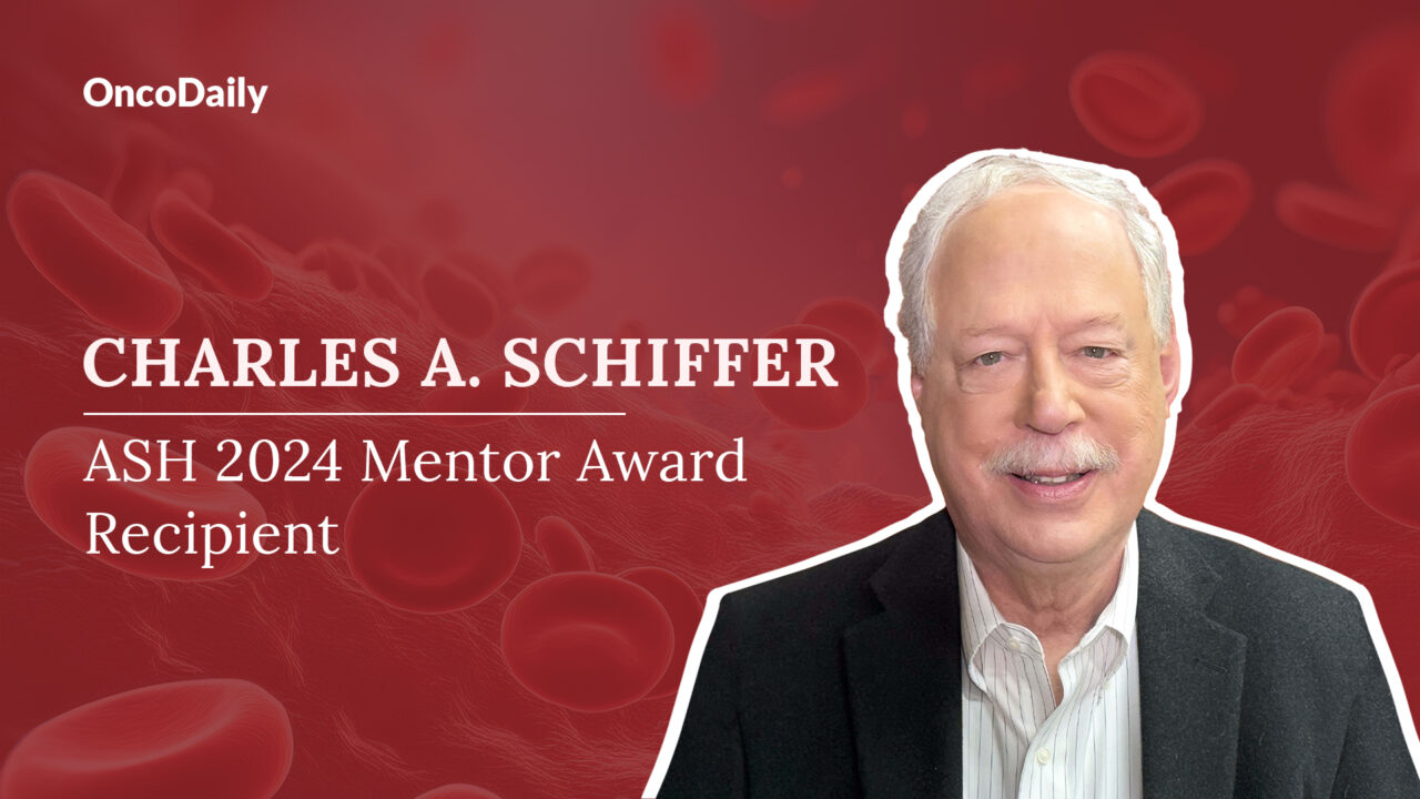 Charles A. Schiffer received the 2024 ASH Mentor Award