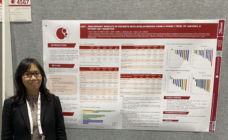 Jacobio Pharma Presented Preliminary Results from a Phase I Trial of Jab-8263 at ASH 2024