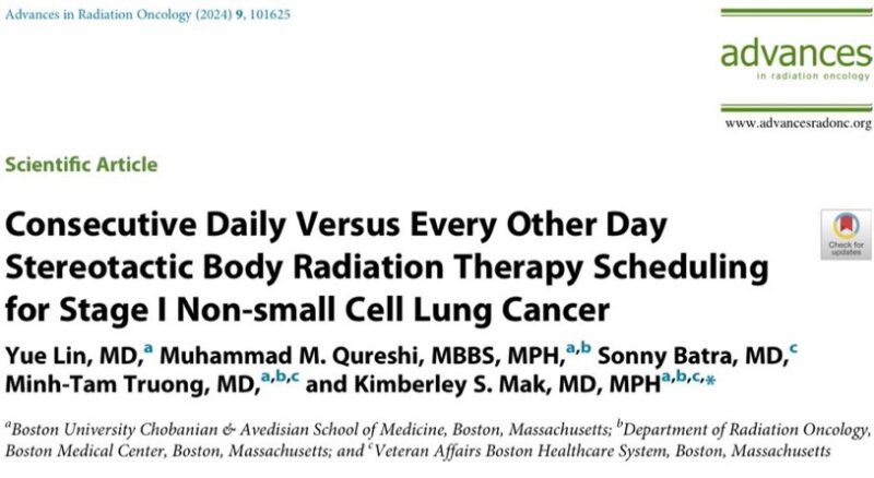 Gustavo Viani: Stereotactic Body Radiation Therapy - Does scheduling matter?