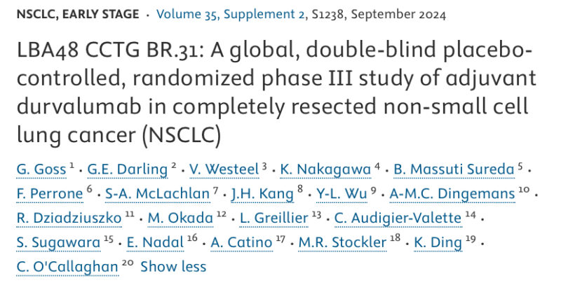 Lung Cancer Trial Highlights from 2024 By Yakup Ergün