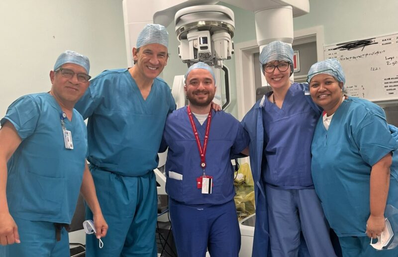 The first bilateral robotic mastectomy in Ireland and the region using the SP Da Vinci robot