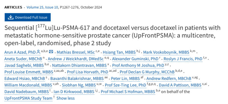 Michael Hofman‘s top 10 publications from 2024 which ProsTic contributed to