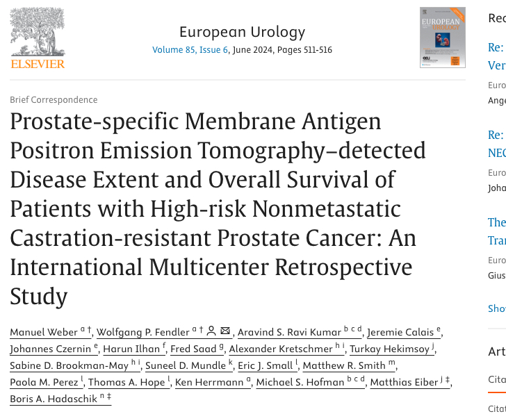 Michael Hofman‘s top 10 publications from 2024 which ProsTic contributed to