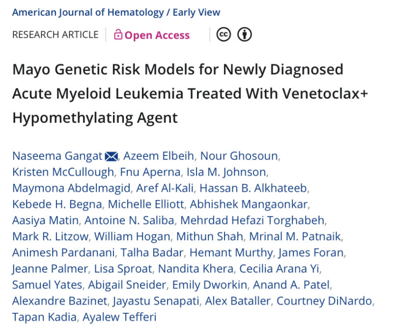 American journal of Hematology 