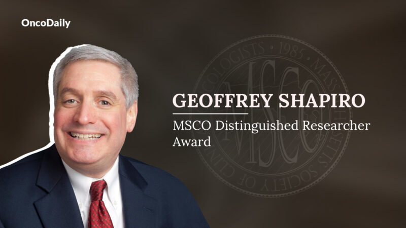 Geoffrey Shapiro Honored with MSCO Distinguished Researcher Award