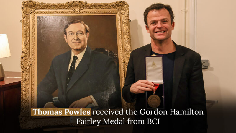 Thomas Powles was awarded the Gordon Hamilton Fairley Medal