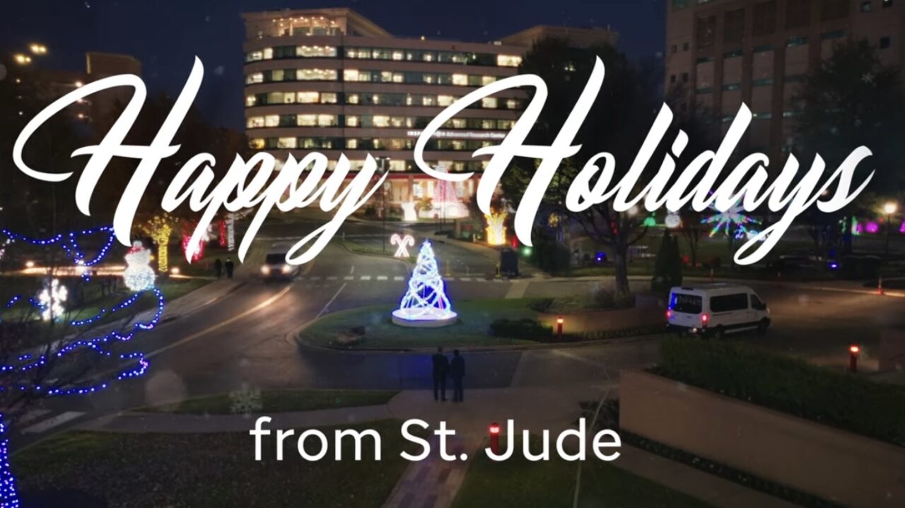 Happy holidays from St. Jude Children’s Research Hospital