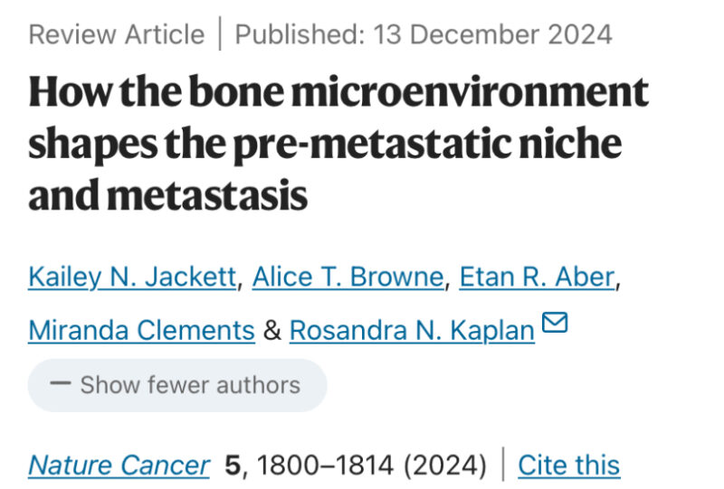 Rosandra Kaplan: How does metastasis happen?