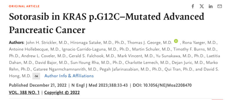 The highest cited original research publications in Pancreatic Cancer from 2020 to 2024 by Anirban Maitra