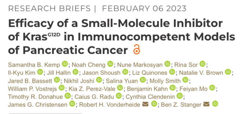 The highest cited original research publications in Pancreatic Cancer from 2020 to 2024 by Anirban Maitra