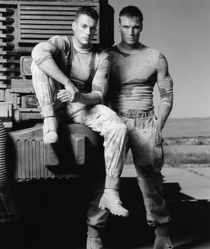 Dolph Lundgren and Jean-Claude Van Damme 