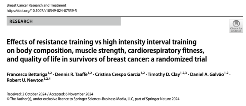 Sami (Papacek) Mansfield: The bigger picture of the role of exercise and physical activity in breast cancer patients