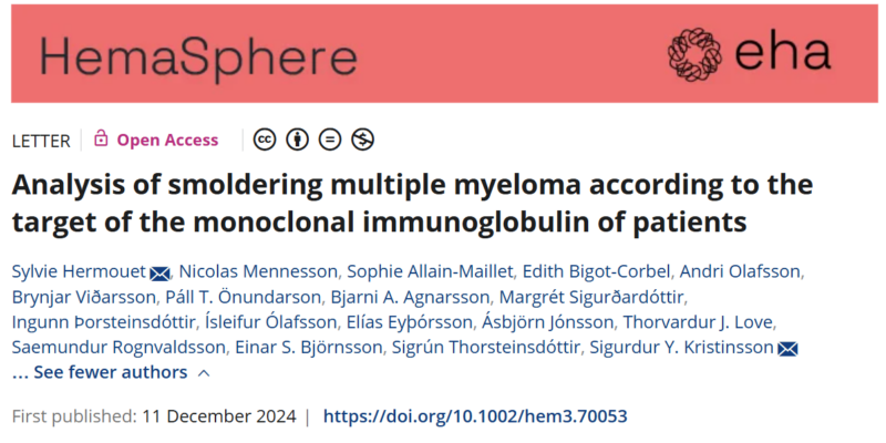 Myeloma Paper of the Day, December 14th, suggested by Robert Orlowski