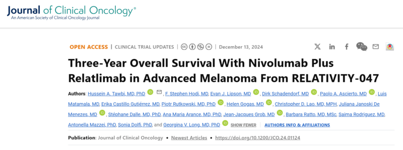 Paolo Tarantino: LAG3 blockade adds upon PD1 blockade in melanoma