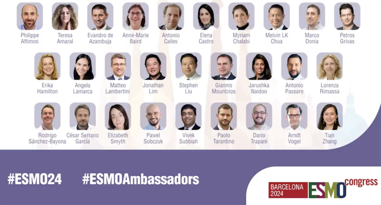 ESMO Ambassadors reporting on the latest Cancer Research in the past year from ESMO events