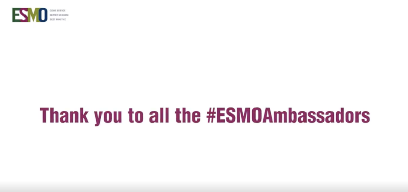 ESMO Ambassadors reporting on the latest Cancer Research in the past year from ESMO events