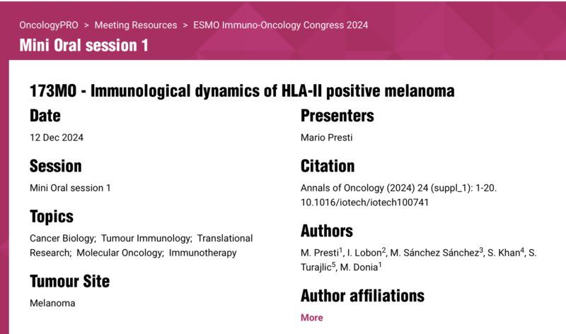 Marco Donia: Uncovering the Immunological Dynamics of MHC class II in Melanoma