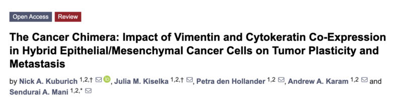 Sendurai Mani: The Power of Cancer Chimeras - A New Frontier in Cancer Research