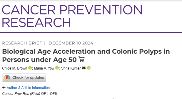 Using ‘Biological Age’ to Predict Early Colorectal Cancer Risk - Sylvester Comprehensive Cancer Center