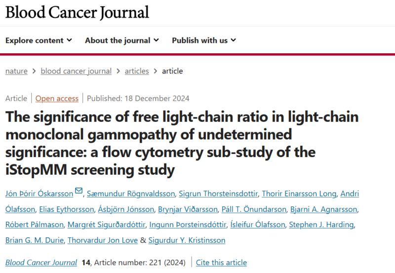 Myeloma Paper of the Day, December 19th, suggested by Robert Orlowski