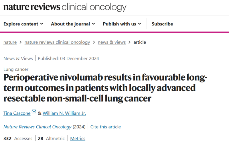 5 papers about Lung Cancer suggested by Stephen Liu