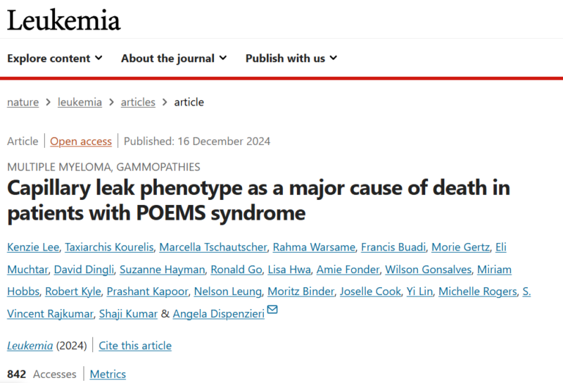 Myeloma Paper of the Day, December 23rd, suggested by Robert Orlowski