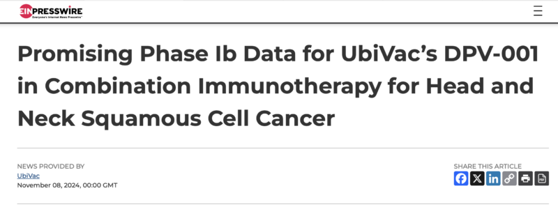 Bernard Fox: Earle A. Chiles Research Institute's tripling of response rates for patients with head and neck cancer