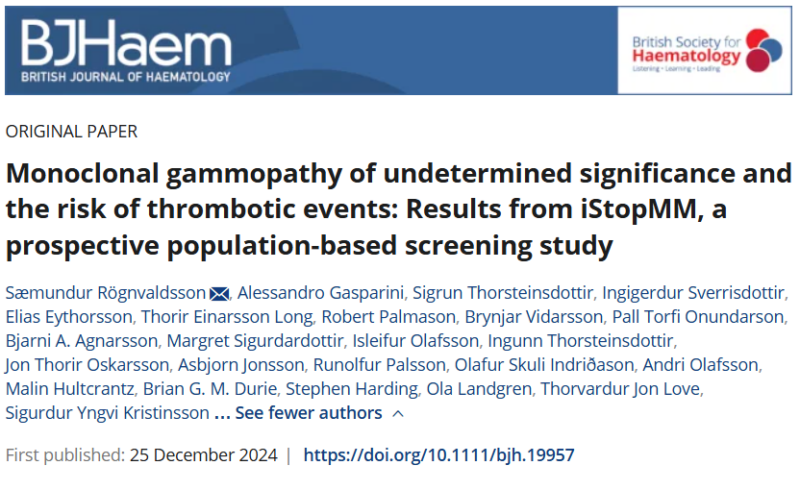 Myeloma Paper of the Day, December 26th, suggested by Robert Orlowski