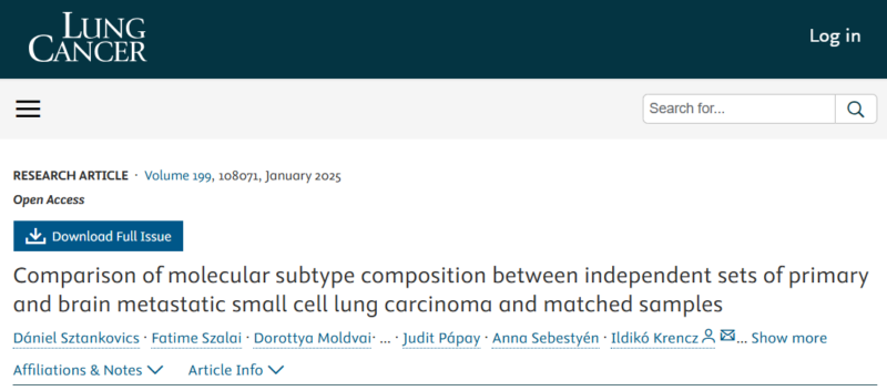 5 papers about Lung Cancer suggested by Stephen Liu