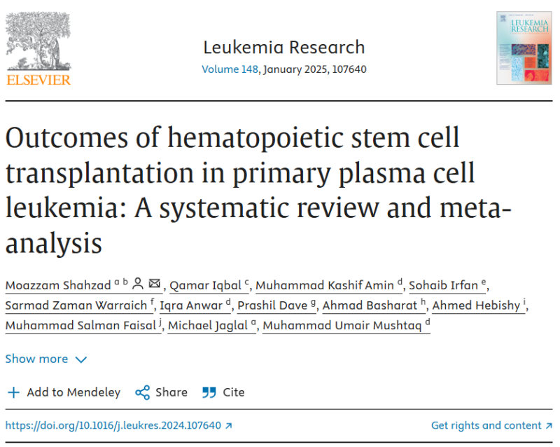 Myeloma Paper of the Day, December 27th, suggested by Robert Orlowski