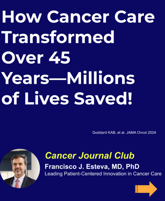 Francisco J. Esteva: Nearly 6 Million Cancer Deaths Prevented—Here’s How