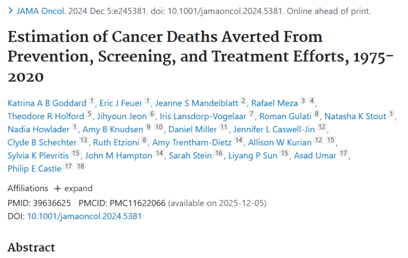 Francisco J. Esteva: Nearly 6 Million Cancer Deaths Prevented—Here’s How