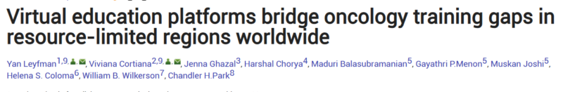 Yan Leyfman: The profound impact of the MedNews Week platform in advancing global oncology education