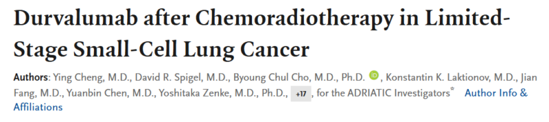 FDA approves durvalumab for limited-stage small cell lung cancer