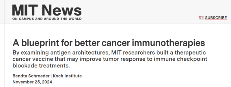 A blueprint for better cancer immunotherapies