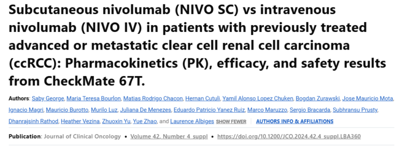 FDA Approved Subcutaneous Nivolumab in Advanced or Metastatic Solid Tumors