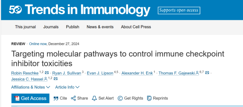 Targeting molecular pathways to control immune checkpoint inhibitor toxicities